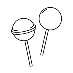vector illustration of a lollipop