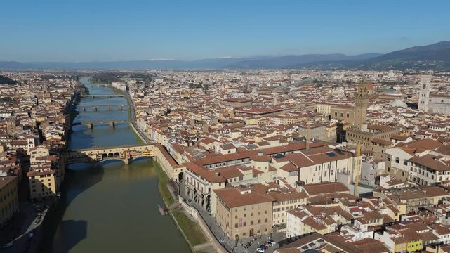 Aerial View of Florence, Italy