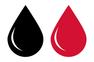 vector blood drop