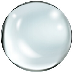 Realistic glossy  rainbow ball.Abstract 3D light bubble with glare.Geometric abstract  iridescent liquid shape.