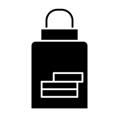 savings glyph icon