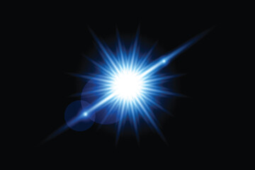 Black Swan TColorful Lighting Lens Flare Background – Vibrant Neon Glow & Light Effectsext Effect