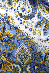 folk Russian pattern on a scarf