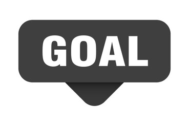 goal sticker. goal sign on transparent background