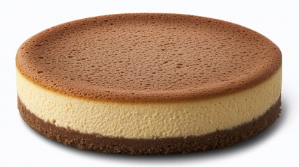 Delicious chocolate swirl cheesecake, studio shot, white background, food photography, recipe