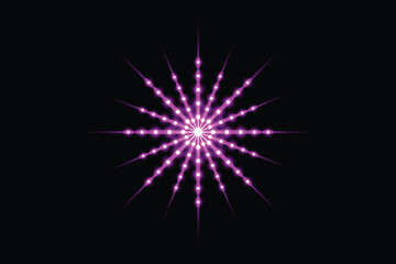 Fototapeta premium Black Swan TColorful Lighting Lens Flare Background – Vibrant Neon Glow & Light Effectsext Effect