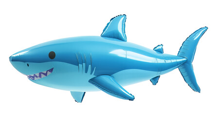 Blue shark 3d inflatable illustration accessory animal summer.