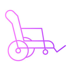 wheelchair gradient icon