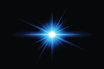 Black Swan TColorful Lighting Lens Flare Background – Vibrant Neon Glow & Light Effectsext Effect