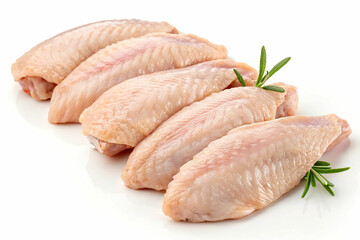 Fresh Raw Chicken Wings Ready for Cooking