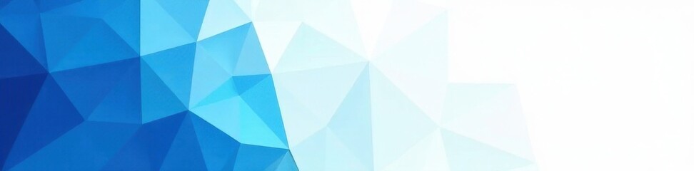 Obraz premium Abstract blue triangles, geometric pattern, modern design, vivid, digital