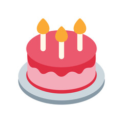 Birthday Cake with Candles
