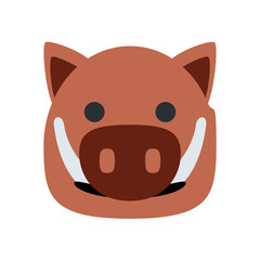 Wild Boar Face
