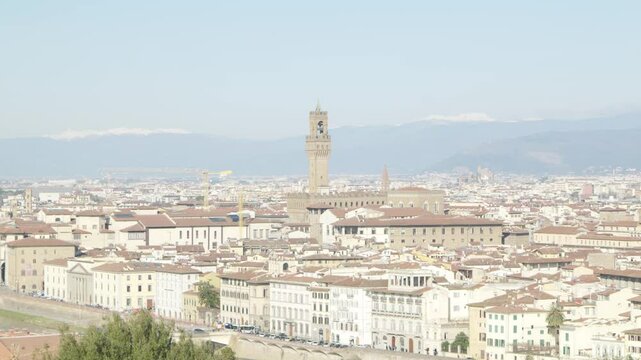 Palazzo Vecchio Building in Florence, Italy