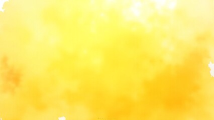 Bright Yellow Abstract Background with Soft Cloudy Texture