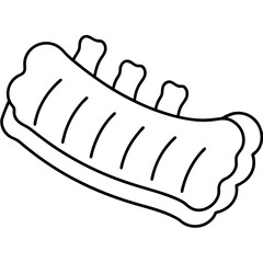Abstract illustration of flowing lines and curves on a white background