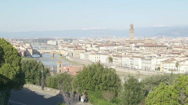Vie of Florence City Center from a distance