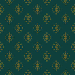 damask pattern vector Perfect for bed sheets, carpets, and wallpapers, the seamless, vintage patterns add a touch of classic luxury to any fabric.
