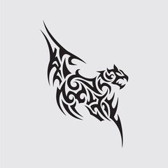tribal tatto vector design