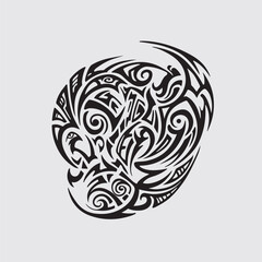 vector illustration of a tattoo