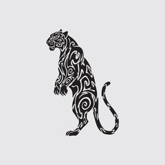 vector image of a lion