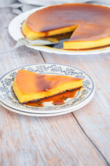 homemade lemon flan with caramel recipe