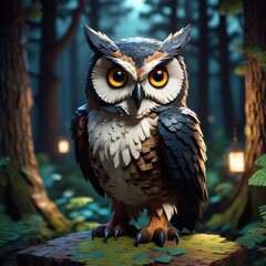 Obraz premium Great Horned Owl