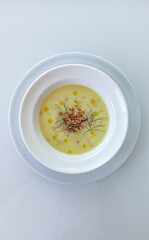 homemade recipe for vegetable cream with neutral base