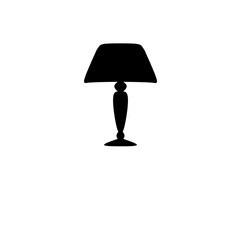 Obraz premium table lamp silhouette