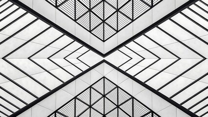 Geometric floor pattern