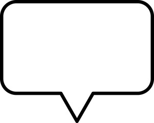 Speech Bubble Outline