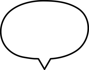 Speech Bubble Outline
