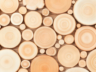 Wood Slice Background Texture Image