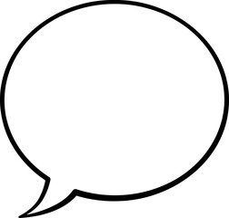Speech Bubble Outline