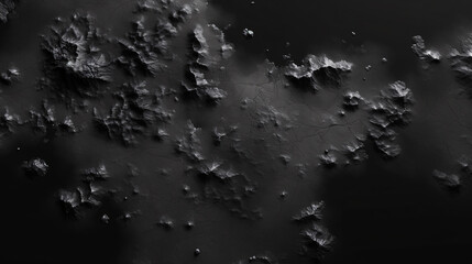 A black-and-white top-down heightmap of terrain, perfect for background, display, or presentation banners.

