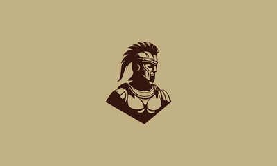 Angry soldier logo design