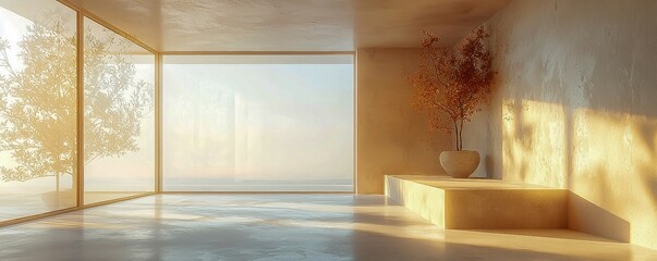 Abstract Horizontal Design with Dark Brown Colours and Simple Background - Blank France Wall Background Ideal for Product Display.