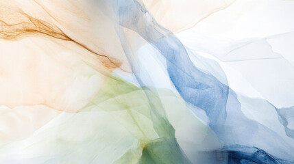Fototapeta premium Watercolor abstract minimalism showcasing organic shapes in calm colors