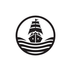 luxurious nautical signs clip art design