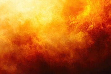 Fototapeta premium Abstract fiery orange and yellow smoke, texture background. Intense, energetic, and dramatic.