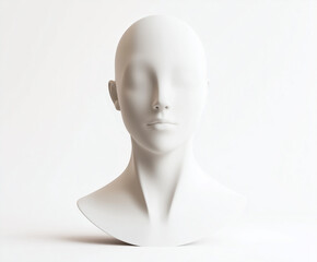 Soft and Abstract 3D Human Bust