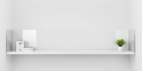 Modern Meeting Mockup - Clear Shelf Display