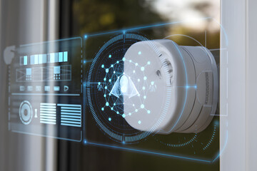 AI monitoring system displaying its functions and a sense of security