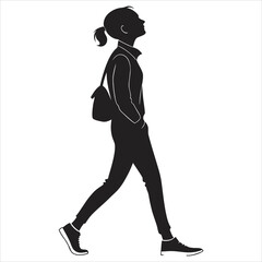 silhouette icon on white background