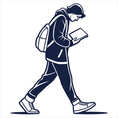 silhouette icon on white background