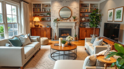 guest-ready home, home entertaining, cozy living room hosting setup