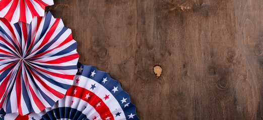 Obraz premium Labor Day celebration with USA flag