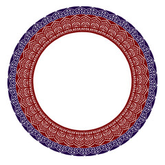 Signs and symbols. Circle copy space or flower mandala art design. colorful, vintage, tradition, classic, dco, cycle, islamic, arabic, blank, bandana, Indian motifs, traditional, Turkish.