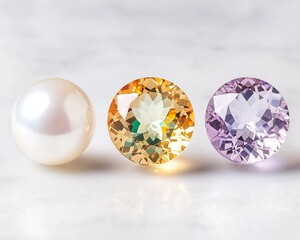 June Birthstone Jewelry . Stunning Pearl, Alexandrite, & Moonstone Gems . Luxury June Birthstone Collection