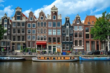 Obraz premium Iconic I am Amsterdam Sign. A Blend of Dutch Art and Historic Architecture in a Vibrant European Destination